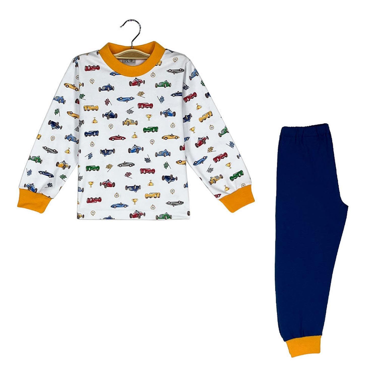 Pijama Infantil - Autos de Carrera - Algodón-0