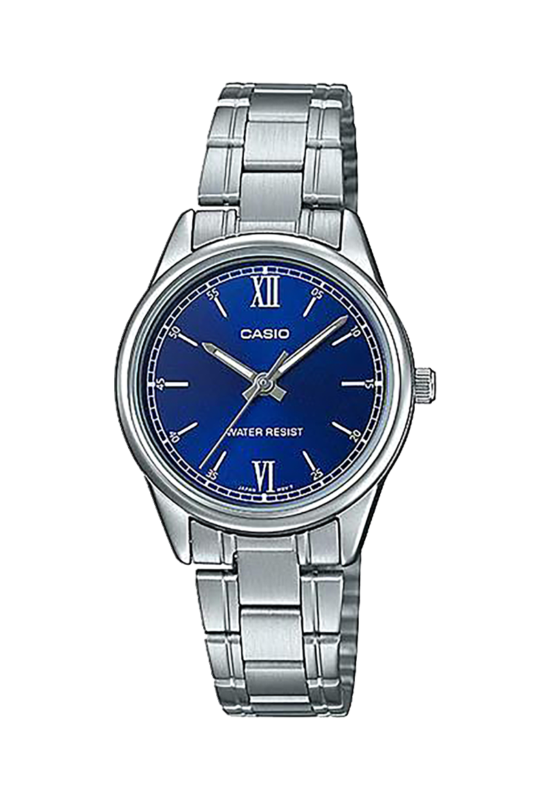 Reloj Casio LTP-V005D-2B2 Plateado Mujer-0