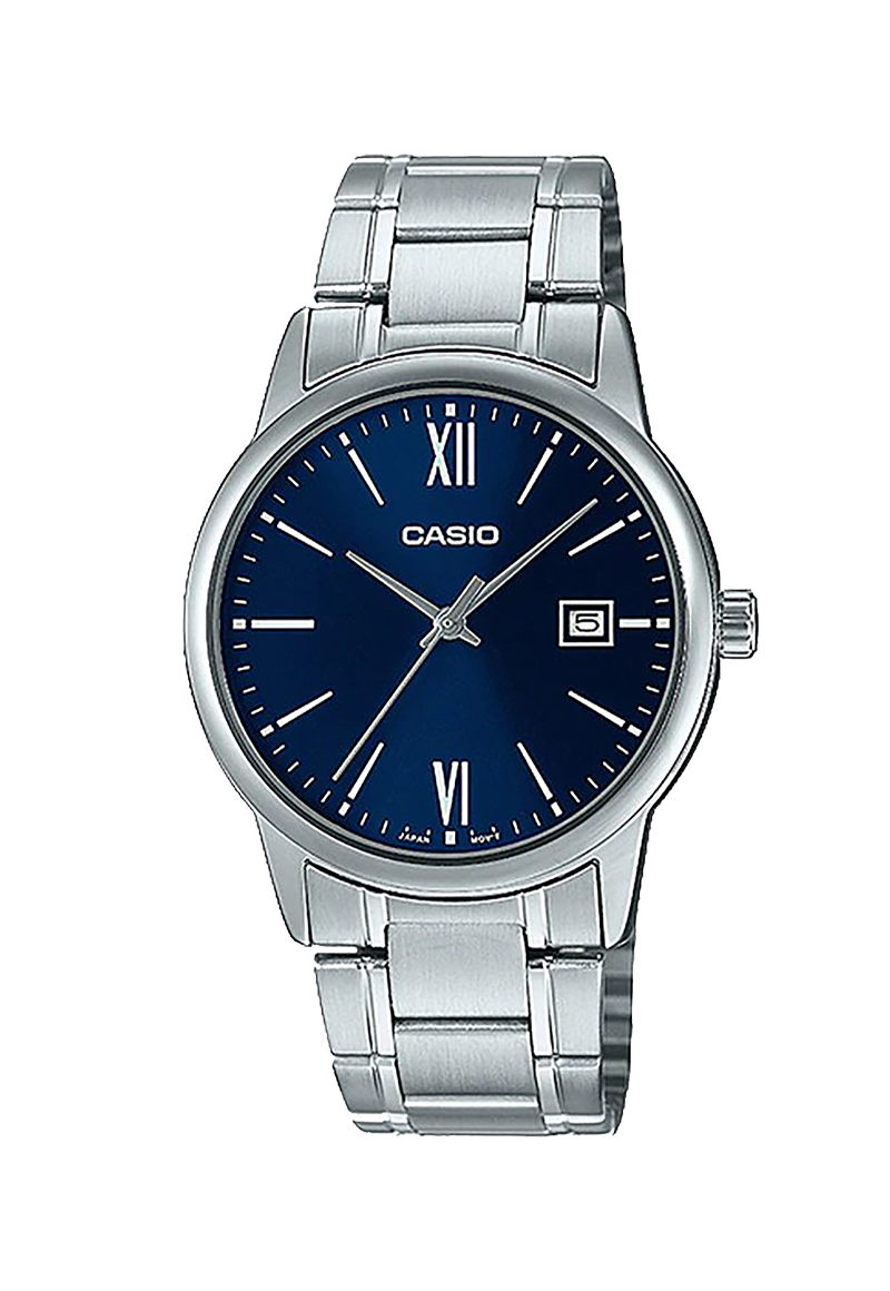 Reloj Casio LTP-V002D-2B3 Plateado Mujer-0