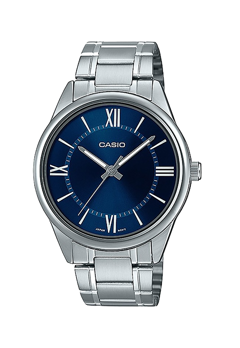 Reloj Casio MTP-V005D-2B5 Plateado Hombre-0