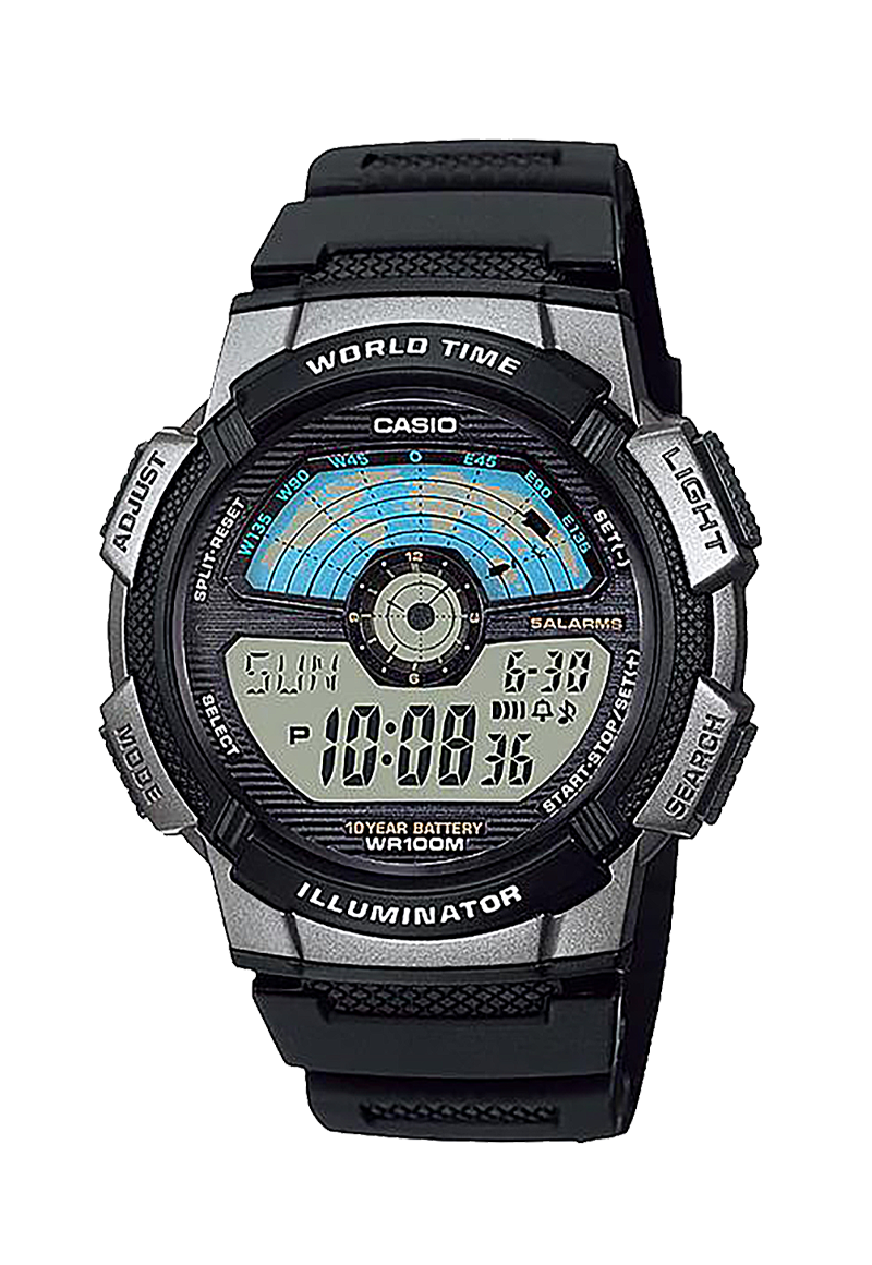 Reloj Casio AE-1100W-1AV Negro Hombre-0