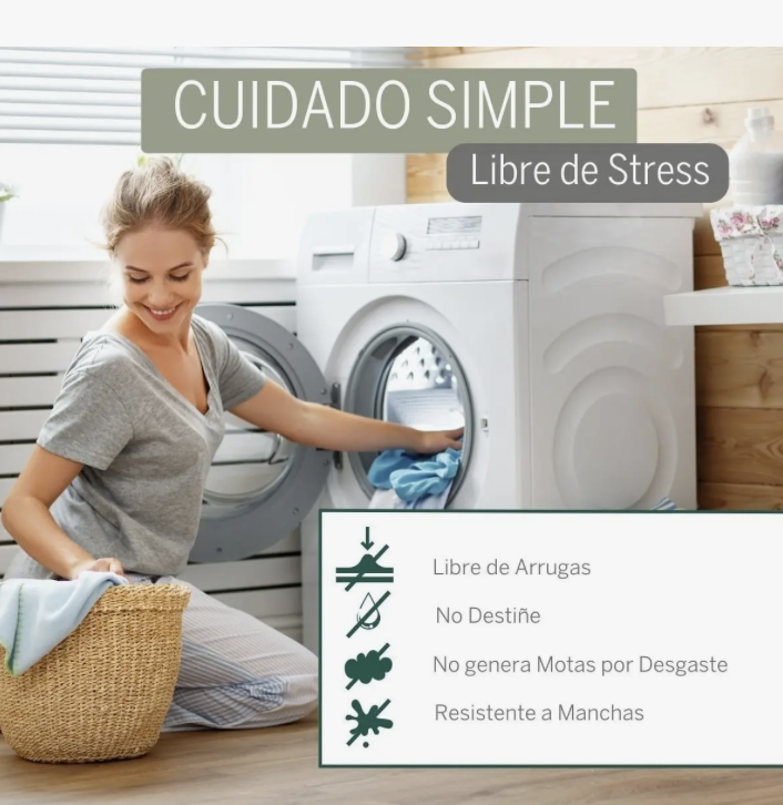 Juego de sabanas 1 5 plazas color blanco-1