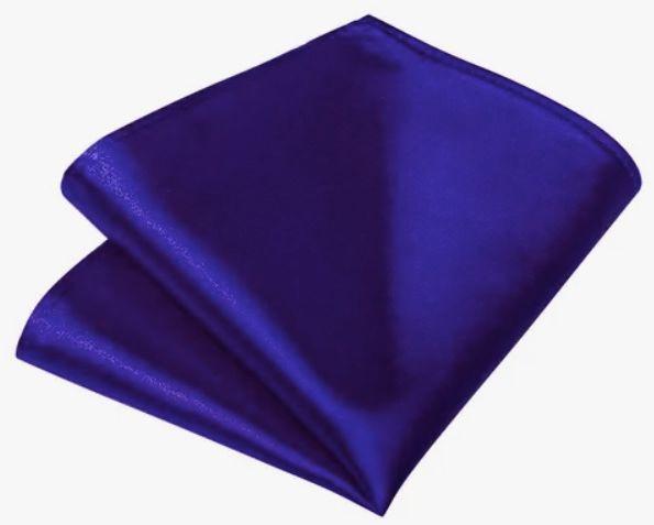 Corbatas Seda Hombres, Paño Y Colleras Morada-3