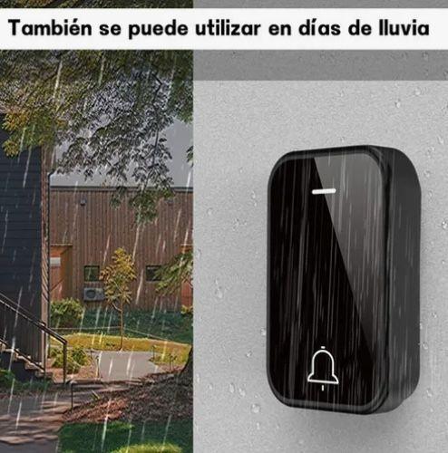 Timbre Inalambrico Exterior Portatil -3