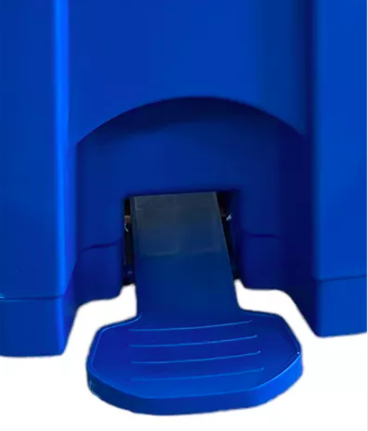 Basurero 50 Litros Con Pedal Azul -2