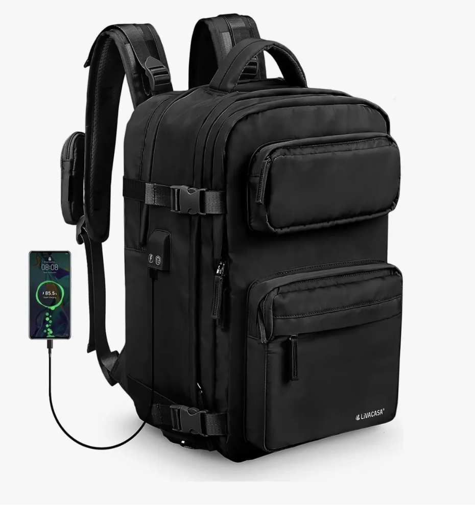 Mochila De Senderismo Impermeable De Viaje Grande-0