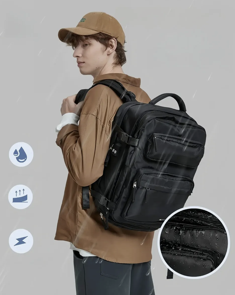 Mochila De Senderismo Impermeable De Viaje Grande-5