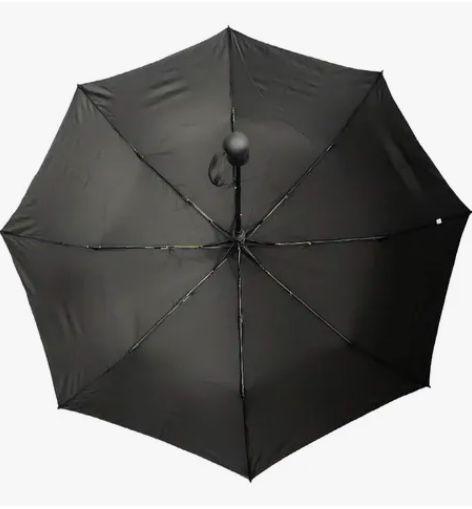 Paraguas Para Lluvia Portátil Negro-5