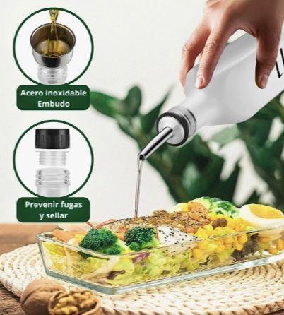 Aceite Vinagra Set Botella Dispensador Aceite Oliva Vinagre-2