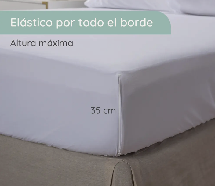 Juego de sabanas blancas estilo hotel 2 plazas-4