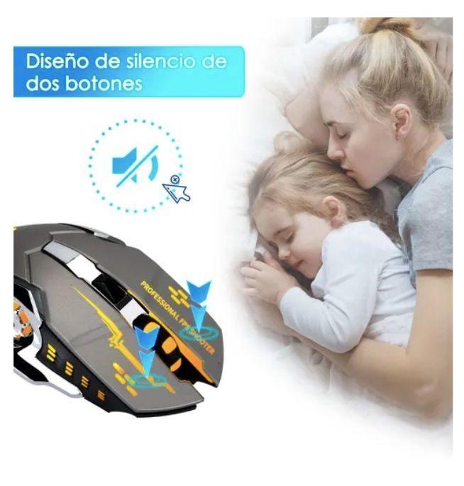 Mouse Gamer Inalámbrico Con Luz Led-3