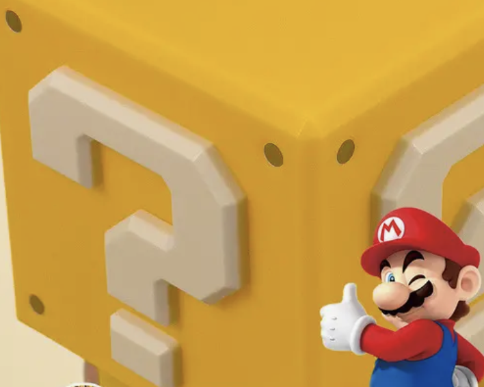 Lampara luces Mario Bros Nintendo cubo led gamer-2