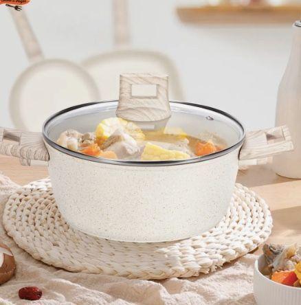 Bateria Cocina Antiadherente Granito Bifera Aluminio 10 Pcs-3