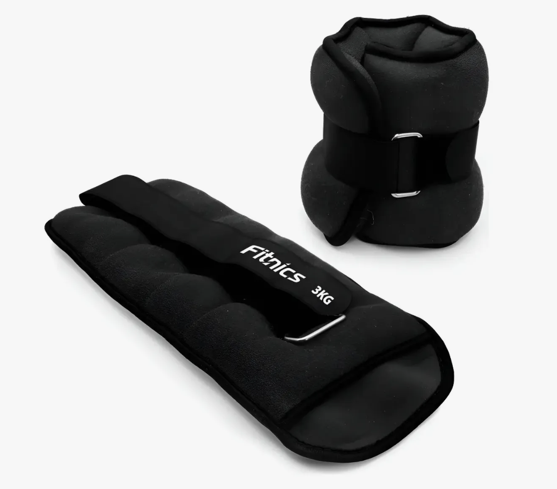 Set de 2 pesas de 3 kg para tobillo o Mu eca-0