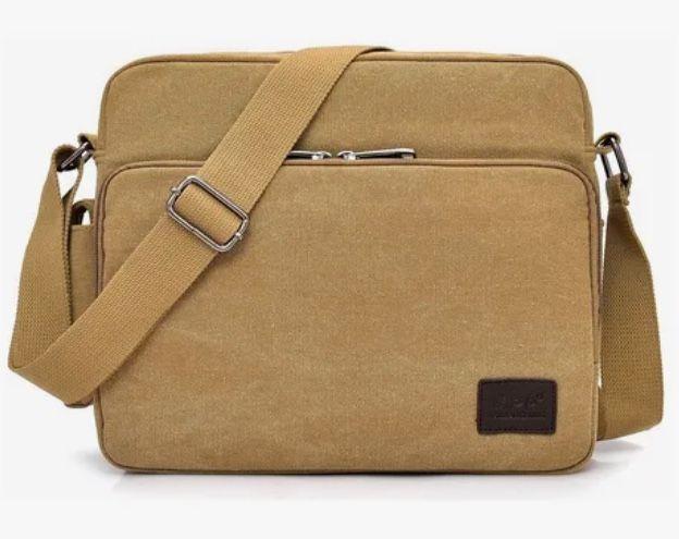 Bolso Bandolera De Lona-1