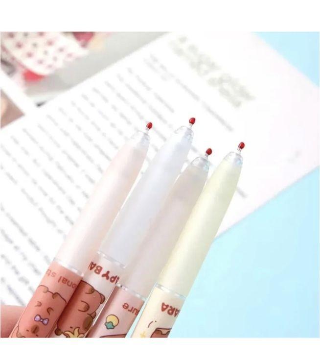 Set De 4 Lapices Tinta Gel De Capybara-2