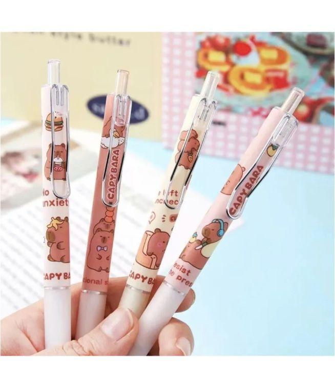 Set De 4 Lapices Tinta Gel De Capybara-3