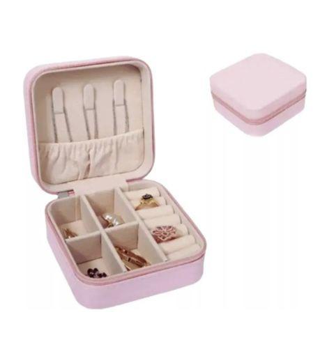 Joyero Estuche Organizador Rosado-2