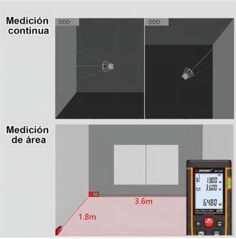 Medidor De Distancia Laser Digital 50 Metros-2