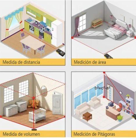 Medidor De Distancia Laser Digital 50 Metros-4
