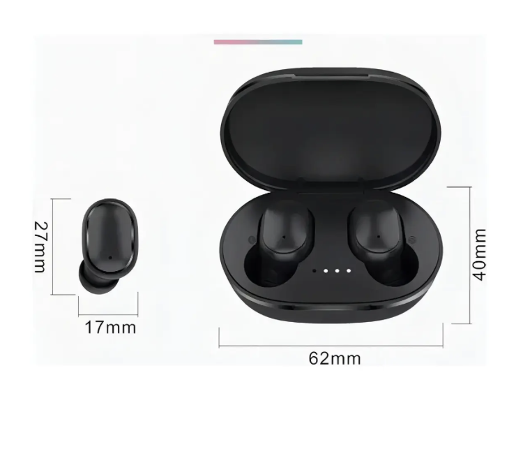 Audifonos in ear inal mbricos In Ear A6S negro-2