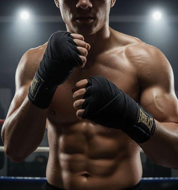 Vendas Boxeo Everlast Negra-3