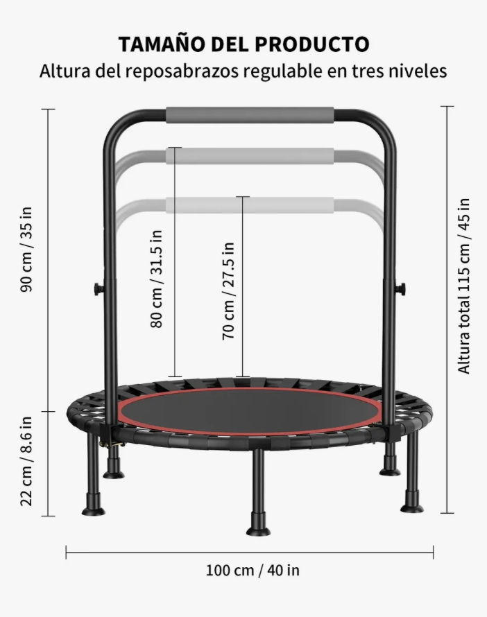 Trampolin aerobicos Ejercicio Fitness-1