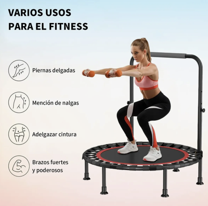 Trampolin aerobicos Ejercicio Fitness-3