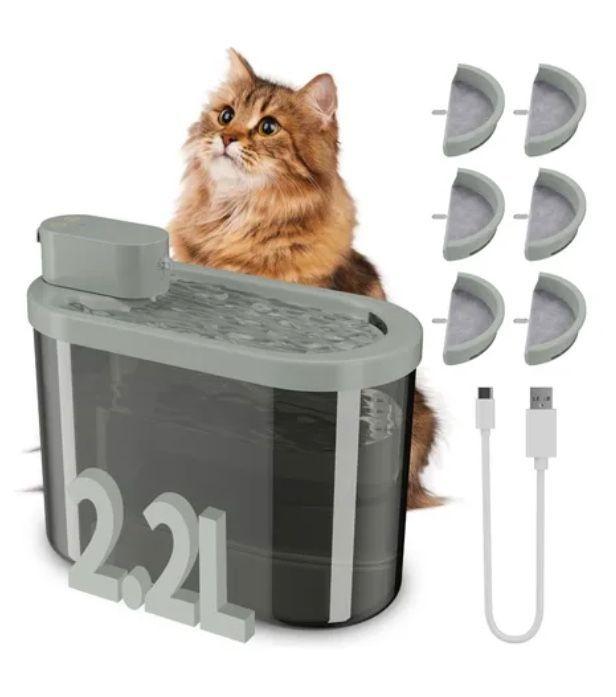  Bebedor Eléctrico Automatico Gato Con Sensor-2