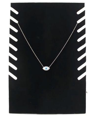 Joyero Exhibidor Terciopelo Negro Plano-1