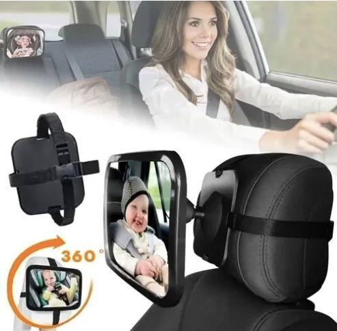 Espejo Retrovisor De Auto Para Seguridad De Niños-2