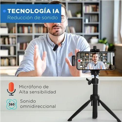 Microfono Inalambrico + Estuche Entrada USB C-4