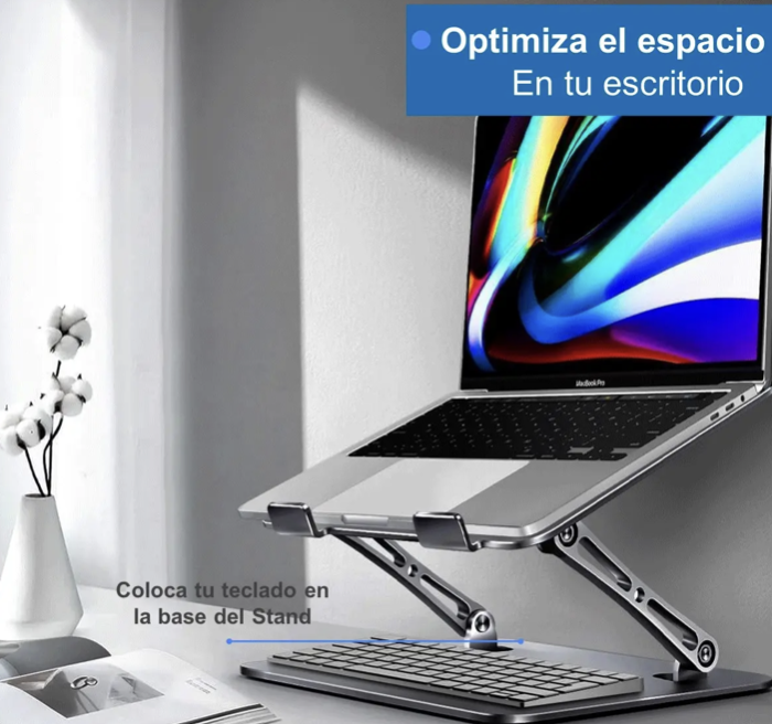 Soporte base alzador para Macbook Notebook-3