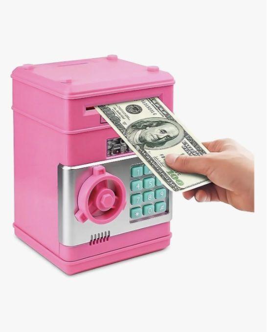 Alcancia Electronica Rosa-2