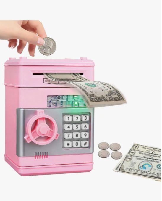 Alcancia Electronica Rosa-3