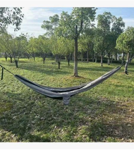 Hamaca Paraguaya Camping Gris-3