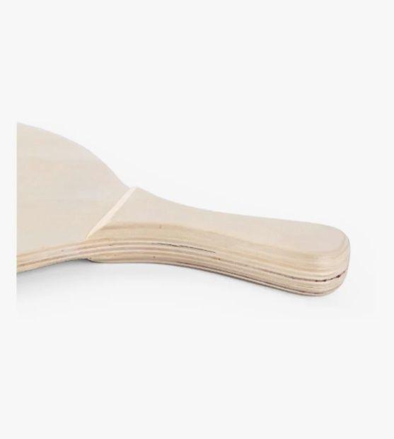 Set Paletas De Playa Madera 2 Pelotas-4