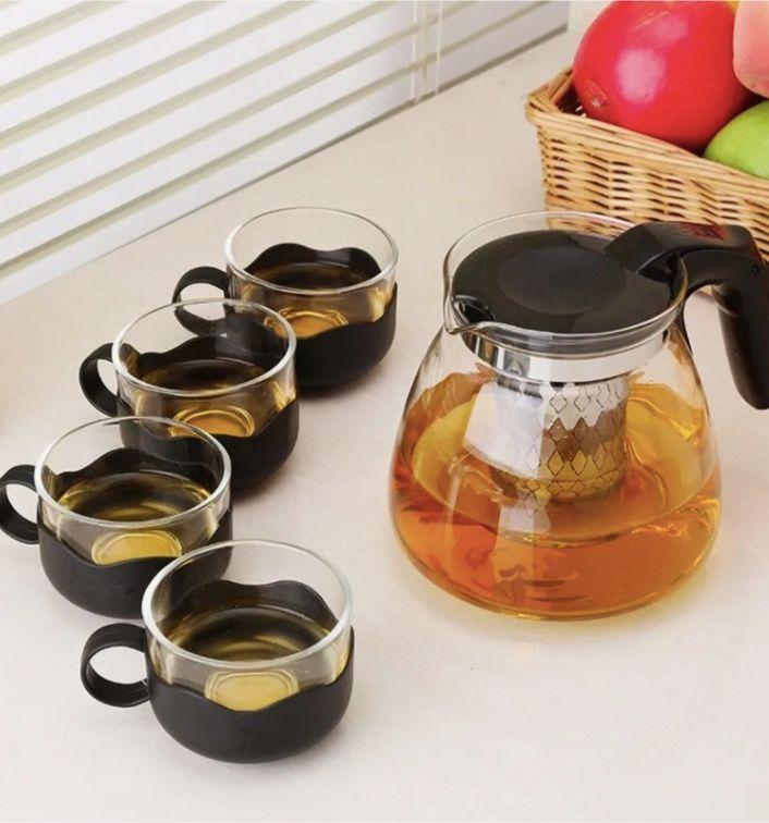 Tetera Jarra Vidrio Filtro Acero Inoxidable-3