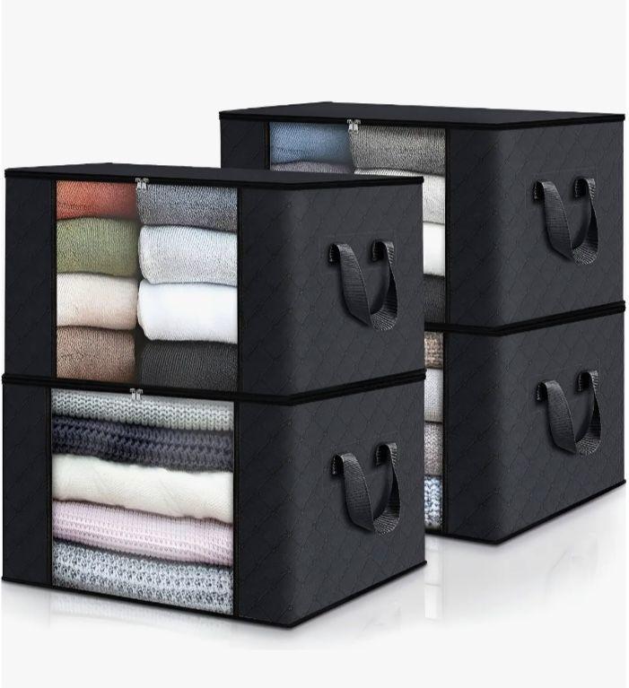 4 Unidades Caja Almacenamiento De Ropa-5