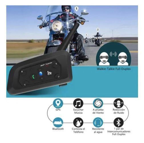 Intercomunicador V6pro Para Casco De Motocicleta-2