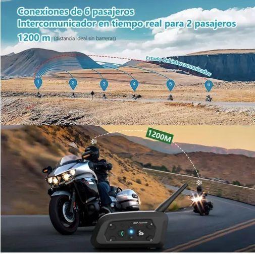Intercomunicador V6pro Para Casco De Motocicleta-3