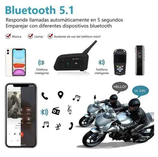 Intercomunicador V6pro Para Casco De Motocicleta-6