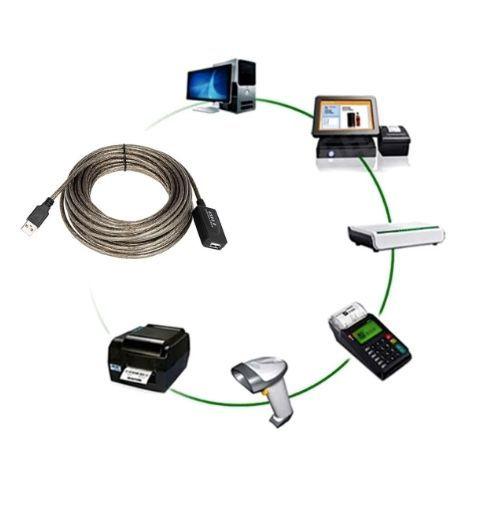 Alargador Extension Cable Usb Activo 10 Metros Blindado-4