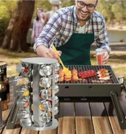 Especieros Metalico Giratorio 20 Frascos-2