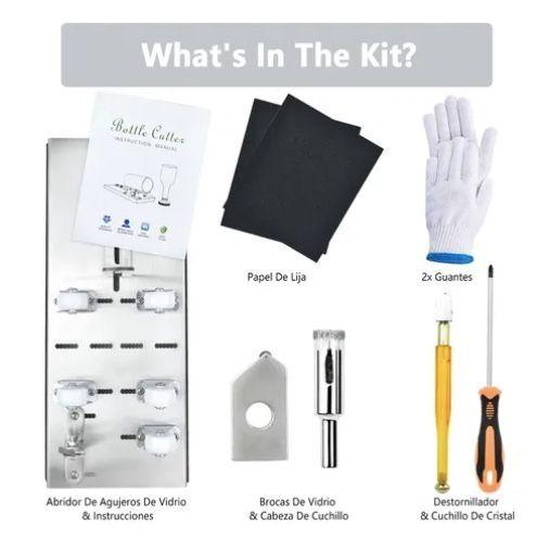 Cortador De Botellas De Vidrio + Kit Accesorios-5