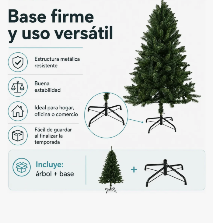Arbol de navidad 1 Metro 80 Cm-2