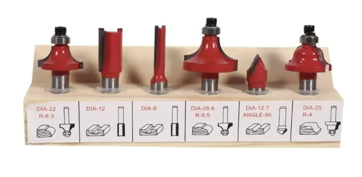 Brocas Fresas Madera Router 15 Pcs 6 35mm 1 4 Tupi Fresadora-3