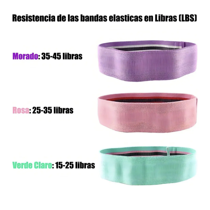Bandas el sticas ejercicio 3 Pcs de tela con bolso yoga-3