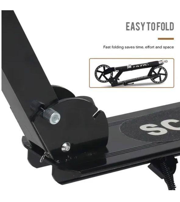Scooter Monopatin Plegable Negro-3
