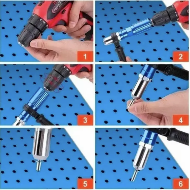 Remachadora adaptable para Taladro-6